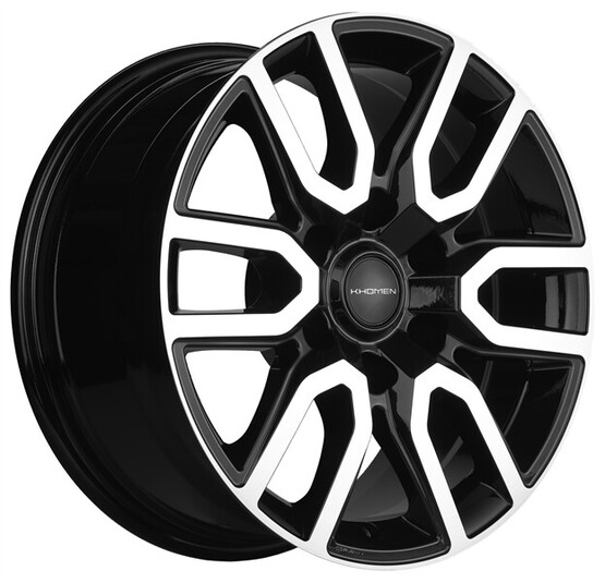 Диск Khomen 1723 17x8 6x139.7 ET42 DIA75.1 BLACK-FP