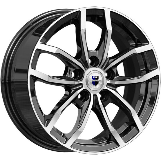 Диск K&K Фрост 15x6.5 5x100 ET38 DIA57.1 АЛМАЗ ЧЁРНЫЙ