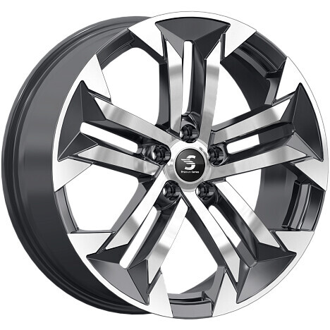 Диск Premium Series Кр015 19x7.5 5x108 ET36 DIA65.1 DIAMOND BLACK GRIS