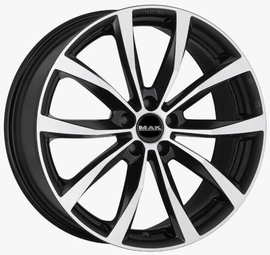 Диск Mak Wolf 16x6.5 5x100 ET42 DIA57.1 BLACK MIRROR