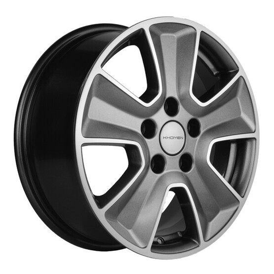 Диск Khomen 1601 16x6.5 5x114.3 ET43 DIA67.1 GRAY-FP