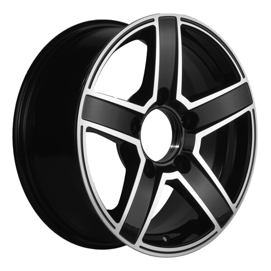 Диск Khomen 1614 16x6.5 5x139.7 ET35 DIA98.5 BLACK-FP