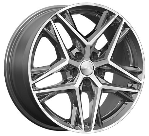 Диск Скад Челси 18x8 5x114.3 ET40 DIA66.1 АЛМАЗ ГРАФИТ