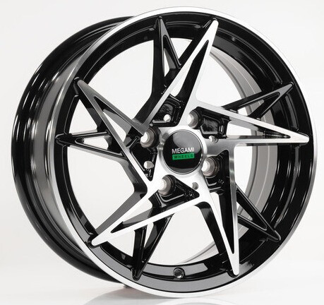 Диск Megami Mgm-25 14x6 4x98 ET35 DIA58.6 BKF