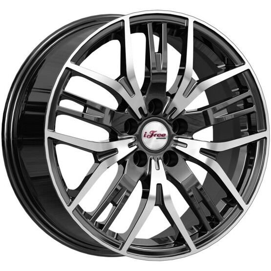 Диск Ifree Аскет 17x7 5x100 ET38 DIA57.1 БЛЭК ДЖЕК