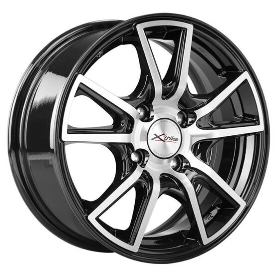 Диск X'trike X-104 14x6 4x100 ET38 DIA67.1 BK/FP