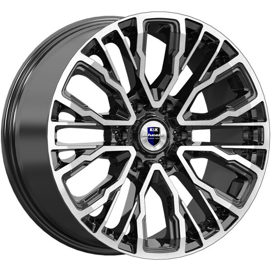 Диск K&K Кортес 19x8.5 6x139.7 ET24 DIA77.9 АЛМАЗ ЧЁРНЫЙ