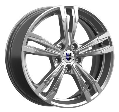 Диск K&K Karrera Light 18x7 5x108 ET41 DIA59.6 ДАРК ПЛАТИНУМ БРАЙТ