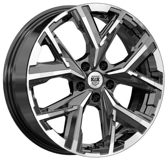 Диск K&K Айона 18x6.5 5x108 ET52 DIA60.1 АЛМАЗ ЧЁРНЫЙ
