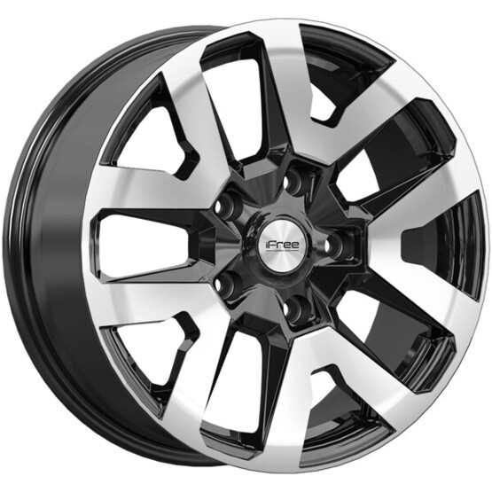 Диск Ifree Original Трикстер (Кс1170) 17x7 5x139.7 ET40 DIA98 АЛМАЗ ЧЁРНЫЙ