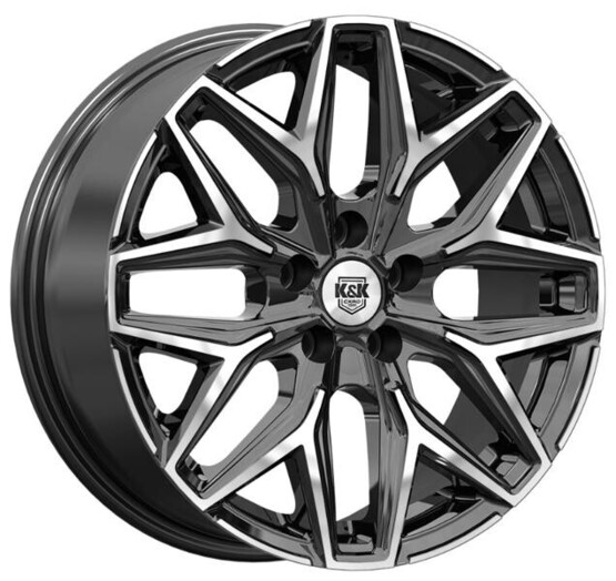 Диск K&K Ариус (Кс1187) 17x7 4x108 ET32 DIA65.1 АЛМАЗ ЧЁРНЫЙ