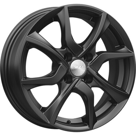 Диск Скад Тулон 15x6 4x100 ET39 DIA56.6 ЧЁРНЫЙ БАРХАТ