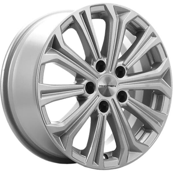 Диск Khomen 1610 16x6.5 5x114.3 ET43 DIA67.1 F-SILVER-FP