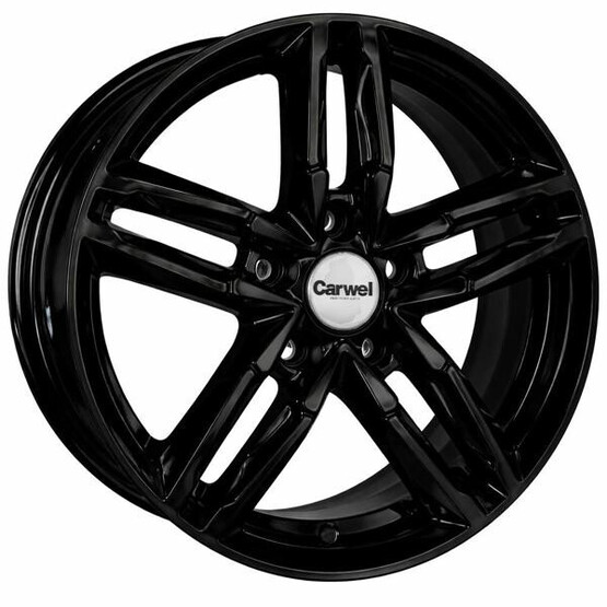 Диск Carwel Вайт 16x6 5x114.3 ET43 DIA67.1 BK