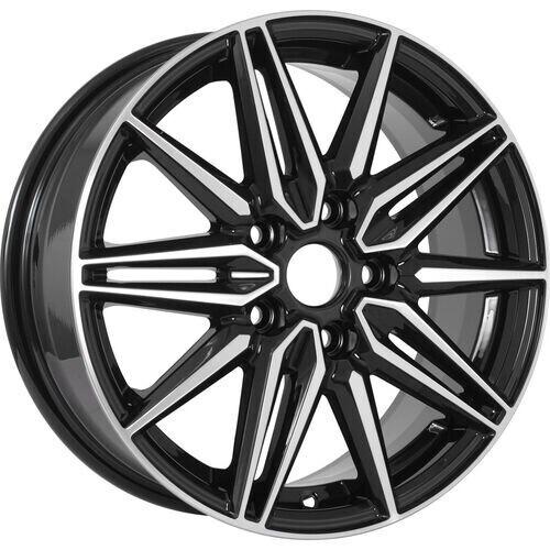 Диск Kdw Kd1670 16x6.5 5x100 ET38 DIA57.1 BLACK_FRONT_POLISHED