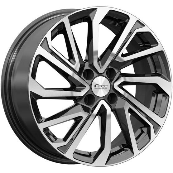Диск Ifree Original Неом (Кс1172) 16x6.5 4x100 ET37 DIA56.6 АЛМАЗ ЧЁРНЫЙ