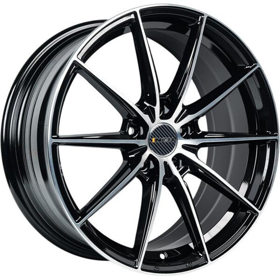 Диск Inch Fa8533 18x8 5x114.3 ET37 DIA66.5 GLOSS BLACK MACHINED FACE