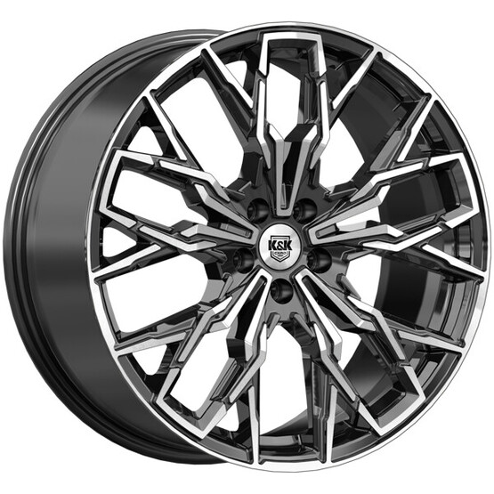 Диск K&K Элерон 20x9 5x114.3 ET35 DIA60.1 АЛМАЗ ЧЁРНЫЙ