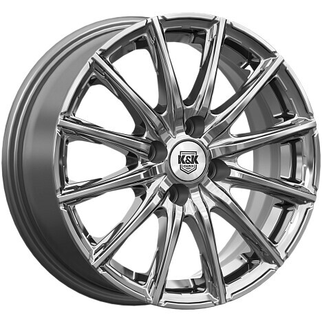 Диск K&K Сандал 15x6 4x100 ET40 DIA60.1 ДАРК ПЛАТИНУМ