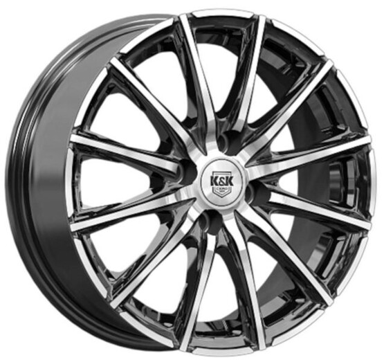Диск K&K Сандал 15x6 4x114.3 ET44 DIA56.6 АЛМАЗ ЧЁРНЫЙ