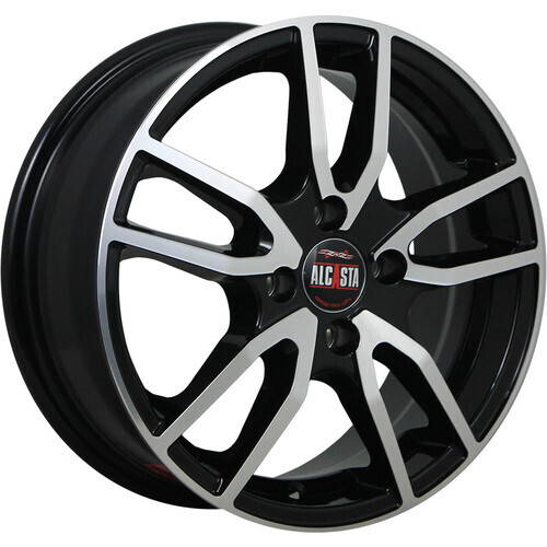 Диск Alcasta M57 16x6.5 5x100 ET35 DIA57.1 BKF