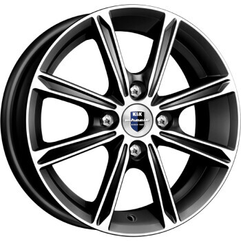 Диск K&K Флэш 13x5 4x98 ET35 DIA58.6 АЛМАЗ ЧЁРНЫЙ