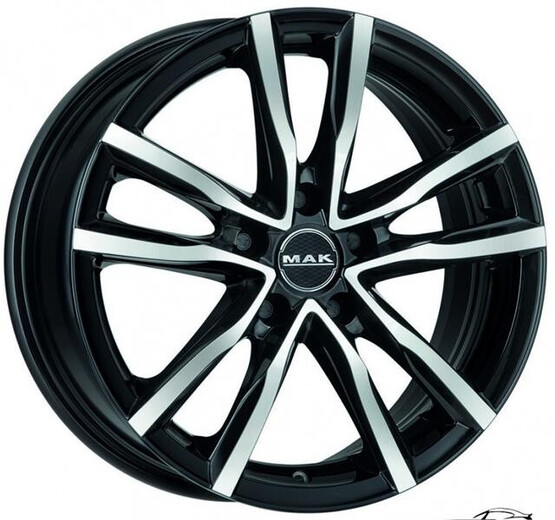 Диск Mak Milano 17x7 5x114.3 ET40 DIA76.1 BLACK MIRROR