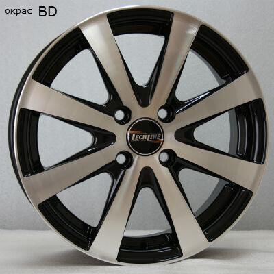 Диск Tech Line 634 16x6 4x100 ET37 DIA60.1 BD