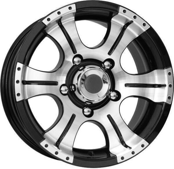 Диск K&K Байконур 15x7 6x139.7 ET-5 DIA110.1 АЛМАЗ ЧЁРНЫЙ