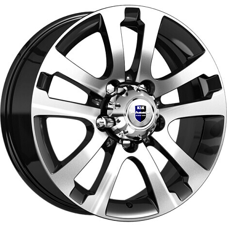 Диск K&K Сахара-Patriot Кс714 18x7 5x139.7 ET35 DIA108.6 АЛМАЗ ЧЁРНЫЙ